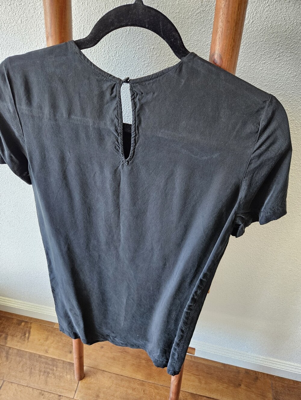 J. Crew Cupro T-shirt Black dress - Picture 10 of 14